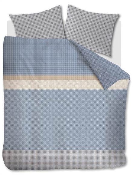 Beddinghouse Bertram Dekbedovertrek - Lits-jumeaux - 240x200/220 cm - Blue