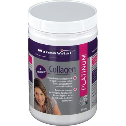 Mannavital Collagen Platinum Voedingssupplement Collageen 306g