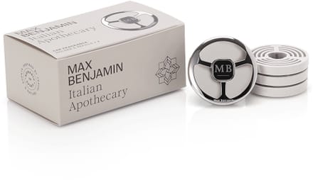 Max Benjamin Autoparfum met 4 Navullingen Cadeauset - Italian Apothecary