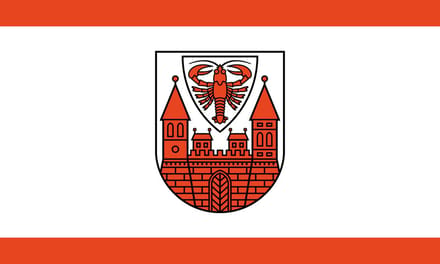 Vlag Cottbus 100x150cm