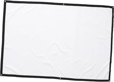 Projectiescherm - Beamerdoek - Thuisbioscoop Creëren - Gelijkmatige Lichtverspreiding - 84 Inch - Wit