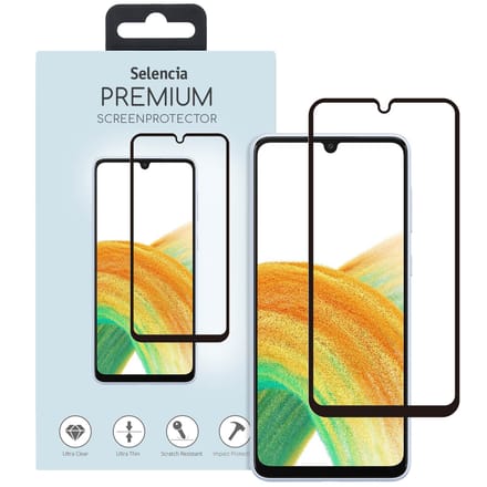Selencia Screen Protector - Geschikt voor Samsung Galaxy A34 (5G) - Gehard Glas Premium Screenprotector