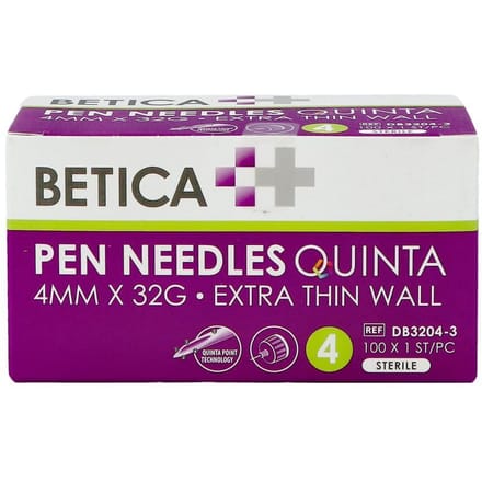 Betica Pen Needles Quinta 4mmx32g 100
