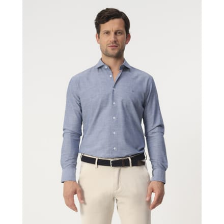 Campbell Casual overhemd donker