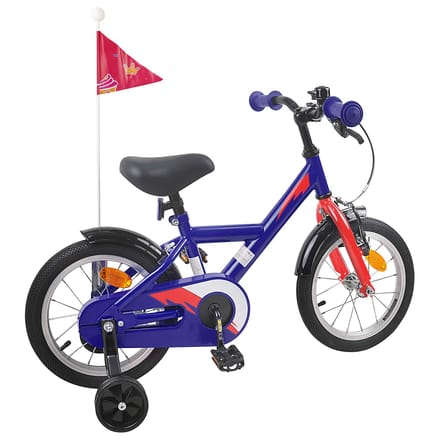 vidaXL - Kinderfiets - 12 - Inch - voor - 2-4 - jaar - oud - Donkerblauw