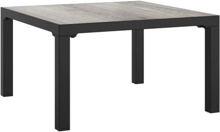 Tuin Salontafel Vierkant 55x55x31 cm voor Buiten en Binnen - Met Stalen Frame