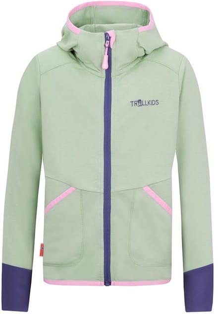 Trollkids Saltfjord Jas Groen 104 cm Meisje