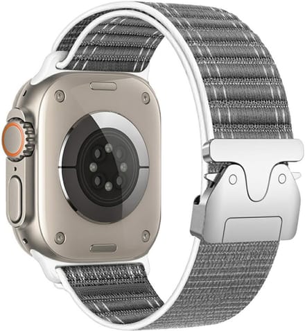 Beline Geweven Nylon Diagonale Parachuteband Voor Apple Watch 42 44 45