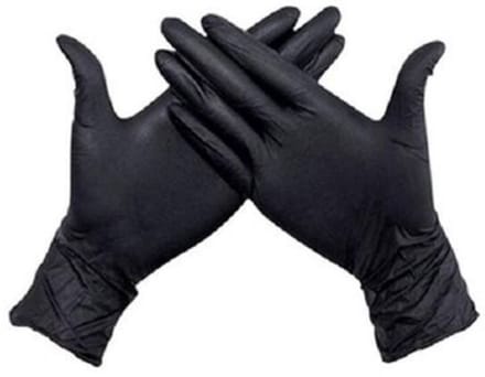 Nitril Handschoenen -Zwart - maat: M - 100 stuks
