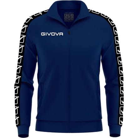 Gebreid trainingsjas met bandjes Givova