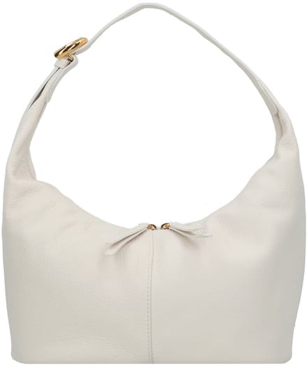 COCCINELLE Leren Schoudertas Fernanda Shoulder Bag Blanco Crème