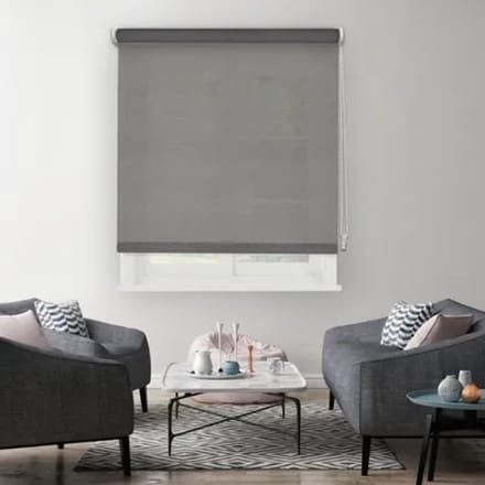 Madeco 1253 Ancona Lichtdoorlatend Rolgordijn Antraciet 60x190cm