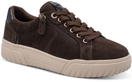 Tamaris Comfort Essentials Dames Sneakers - MOCCA SUEDE