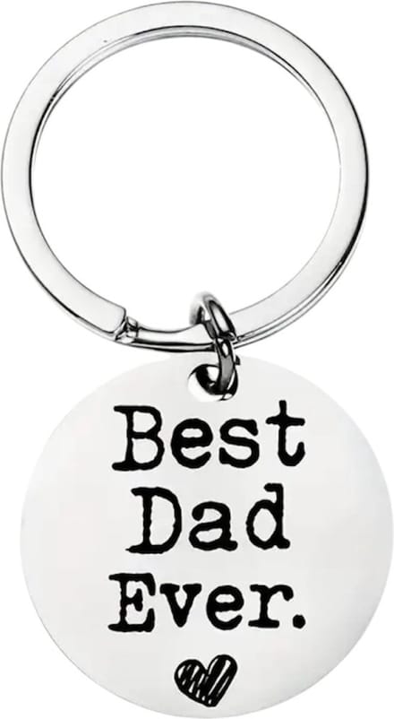 Sleutelhanger Best Dad Ever ( Papa ) 6.3 x 3 cm