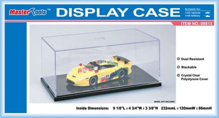 Master Tools Modelbouwpakket - 09813 Display Case for 1/24 Cars 232x120x86 mm Display case - MasterTools - Modelbouw