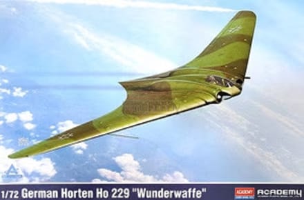 Academy Modelbouwpakket Militaire voertuigen - 12583 German Horten Ho 229 - Wunderwaffe Plastic - 1:72 - Modelbouw