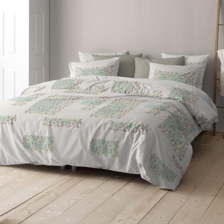 Cinderella Mildred - Dekbedovertrek - Eggshell blue - Lits-jumeaux (240x200/220 cm + 2 slopen)