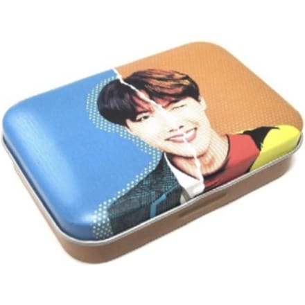 BTS Goods Idol Lens Case J-hope (inclusief 1 BTS-fotokaart uitgedrukt in pop-art) beige