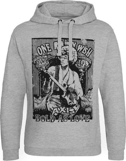 Jimi Hendrix Bold As Love Epic-hoodie, grijs gemêleerd