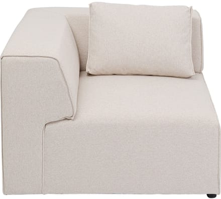 Hoek sofa Infinity links creme Kare Design