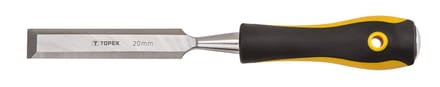Topex CrV Draaibankbeitel - 20 mm - Tweemateriaal Handgreep