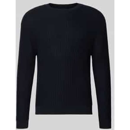 Slim Fit trui met brei-look