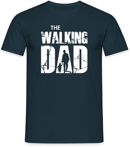 The Walking Dad | Vaderschap | Cadeau Voor Vader T-Shirt Heren