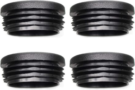 4x Ronde Buisdoppen 22mm - Stootdoppen voor Meubels en Constructies