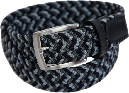 Alberto Multicoler Braide Riem - Maat 90