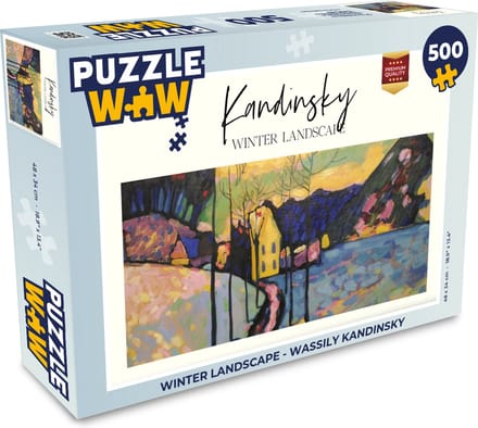 Puzzel Winter landscape - Wassily Kandinsky - Legpuzzel - Puzzel 500 stukjes