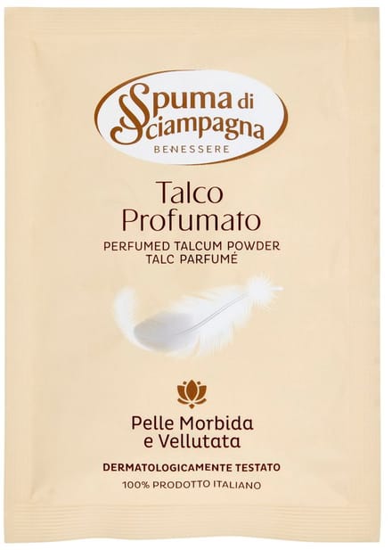 spuma di sciampagna talkpoeder navulling 75gr zakje