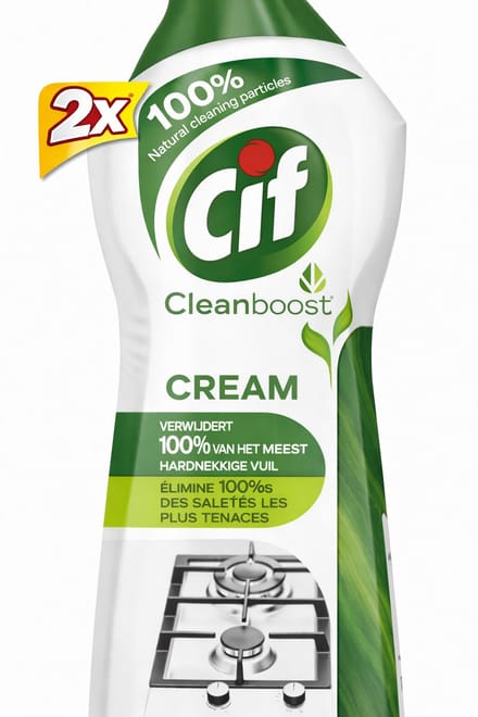 2 x Cif Cleanboost - Original - Poetsmiddel - 750 ml