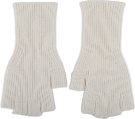 Bijoutheek Handschoenen Zonder Vingers Wit