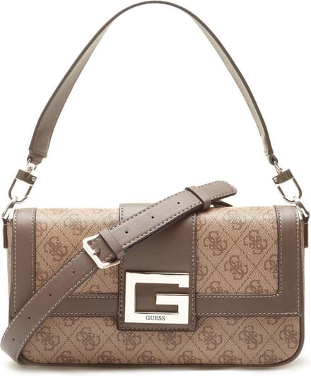 Guess - Brightside Dames Shoulder Bag - Latte