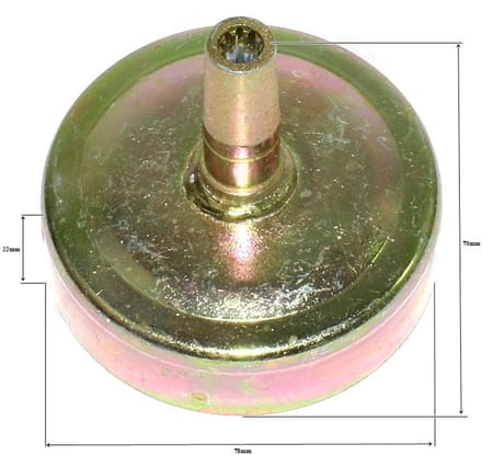 Koppelingstrommel passend op KOSY 78x22x70x9T7