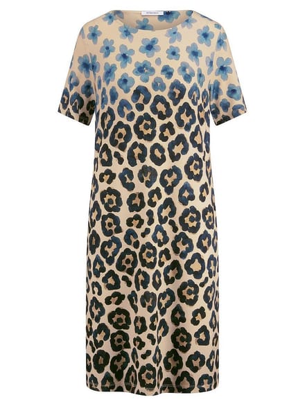 Jersey jurk Van Peter Hahn multicolour