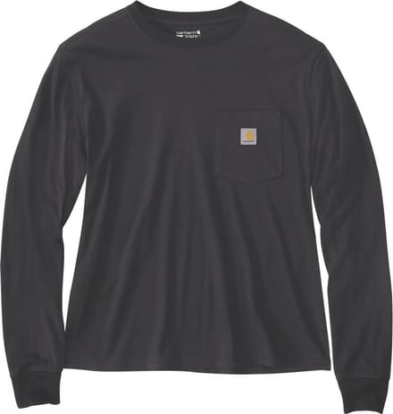 Carhartt Dames Lightweight L/S- Pocket T-shirt Zwart
