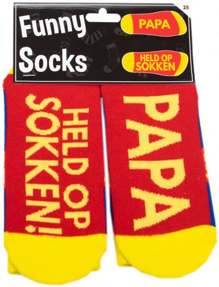 Held op Sokken – Funny Socks voor Papa | 2 PAAR | OP=OP Aktie | Cadeautip Vaderdag