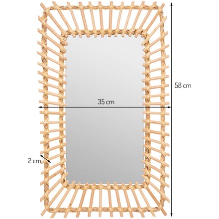 Eazy Living Wandspiegel 35 x 58 cm Doriane