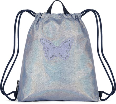 Caramel & Cie Zwem-/Turnzak Blue Iridescent Butterfly - Blauw