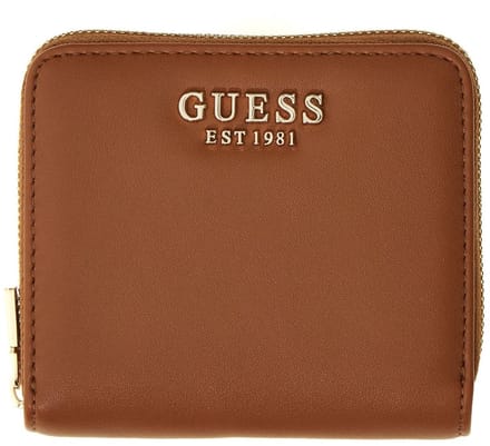 GUESS portemonnee Coleen SLG Zip Around Wallet Caramel bruine