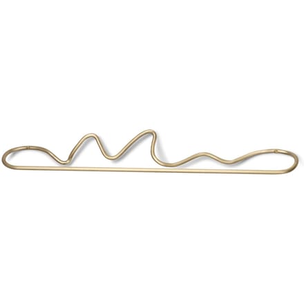 Ferm Living Curvature Handdoekhouder - brass