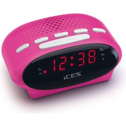 Wekkeradio Lenco ICR-210 roze, Lenco roze