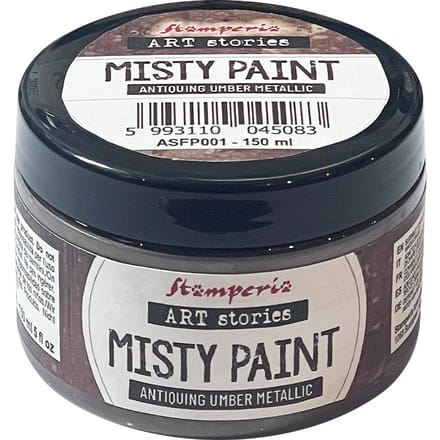 Stamperia Misty Paint metallic - Antiquing Umber