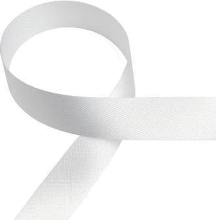 Cadeaulint WIT, 15 mm x 100 meter