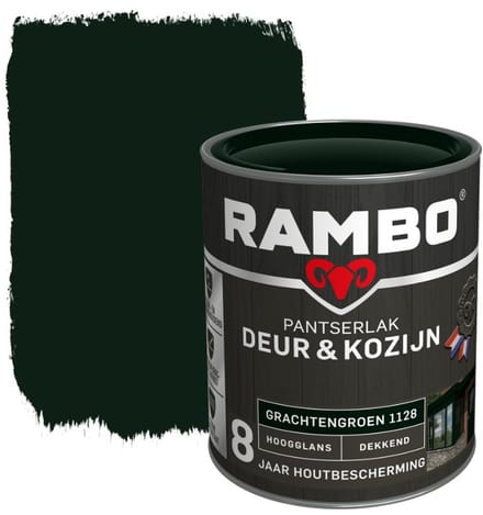 Rambo Pantserlak Deur en Kozijn - 1.5L - Grachtengroen