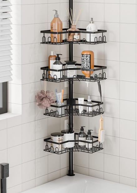 DailySupplies® Telescopisch Doucherek - Hangend - Zonder Boren
