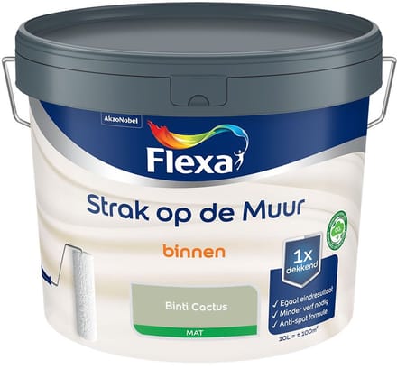 Flexa - Strak Op De Muur Binnen Mat - Binti Cactus - Mengverf - 10 L