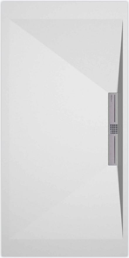 Sanifun douchebak Stone Side White Smooth 1100 x 700 S