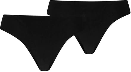 Puma 2-Pack dames strings - Katoenen strings dames multipack - Voordeelverpakking - Lichtroze / XS
